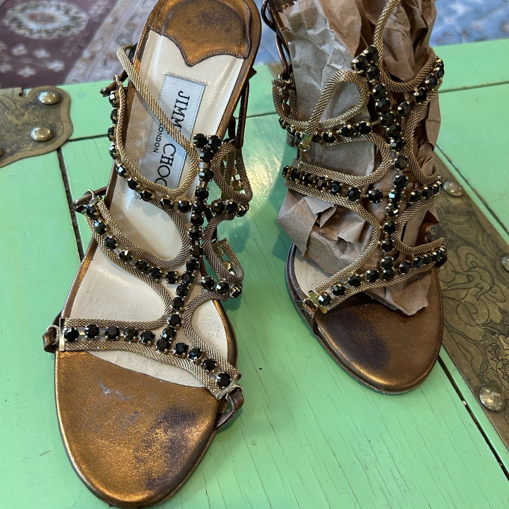 Jimmy Choo Brown Stiletto Heels